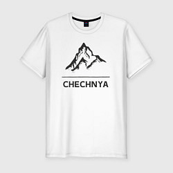 Мужская slim-футболка Чечня Россия