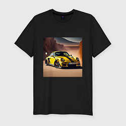 Футболка slim-fit Porsche 911, цвет: черный