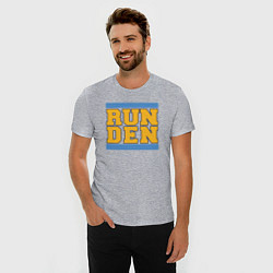 Футболка slim-fit Run Denver Nuggets, цвет: меланж — фото 2