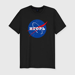 Футболка slim-fit Игорь Наса, цвет: черный