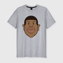 Футболка slim-fit Jay-Z, цвет: меланж