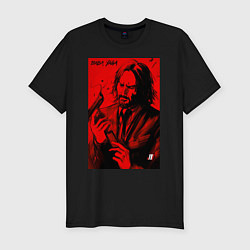 Футболка slim-fit John Wick Baba Yaga art, цвет: черный