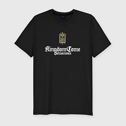 Мужская slim-футболка Kingdom come deliverance logo