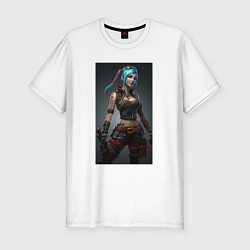 Футболка slim-fit Fantasy Jinx, цвет: белый