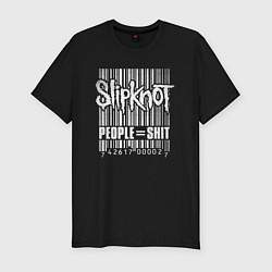 Футболка slim-fit Slipknot bar code, цвет: черный