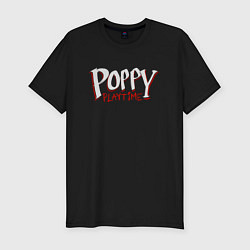 Футболка slim-fit Poppy Playtime лого, цвет: черный