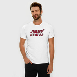 Футболка slim-fit Jimmy Heat 22, цвет: белый — фото 2