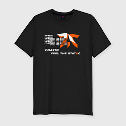 Футболка slim-fit Fnatic feel the static, цвет: черный