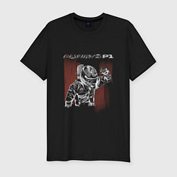 Мужская slim-футболка Always P1 - пилот Ф1