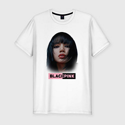 Футболка slim-fit Lalisa Blackpink, цвет: белый