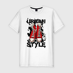 Футболка slim-fit Urban Style, цвет: белый