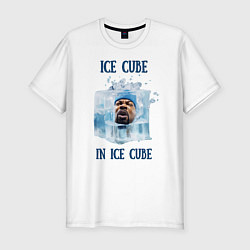 Мужская slim-футболка Ice Cube in ice cube