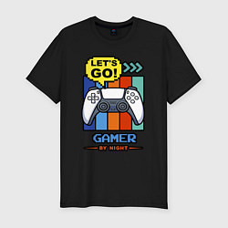 Футболка slim-fit Gamer by night, цвет: черный