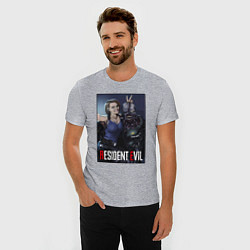 Футболка slim-fit Resident frendship, цвет: меланж — фото 2