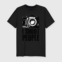 Футболка slim-fit Shoot photographer, цвет: черный