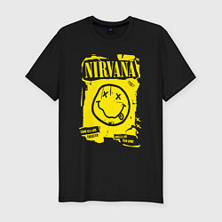 Футболка slim-fit Nirvana theater, цвет: черный