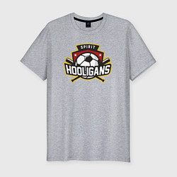 Футболка slim-fit Spirit hooligans, цвет: меланж