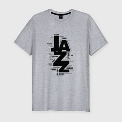 Футболка slim-fit Jazz Styles BW2, цвет: меланж