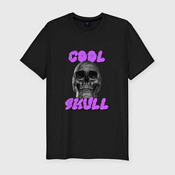 Футболка slim-fit Cool Skull, цвет: черный