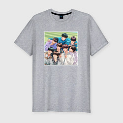 Футболка slim-fit Stray Kids вместе, цвет: меланж