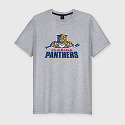 Футболка slim-fit Florida panthers - hockey team, цвет: меланж