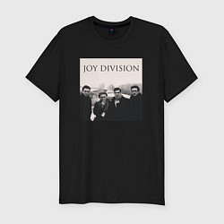 Мужская slim-футболка Тру фанат Joy Division