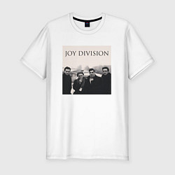 Мужская slim-футболка Тру фанат Joy Division