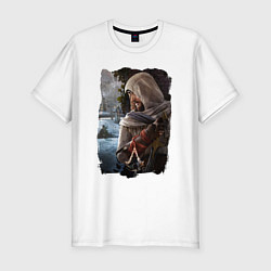 Мужская slim-футболка Assassins Creed Mirage Асасин Крид Мираж