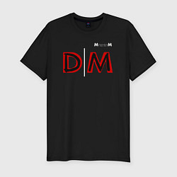 Футболка slim-fit Depeche Mode 2023 Memento Mori Logo 08, цвет: черный