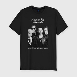 Футболка slim-fit Depeche Mode World Violation Tour Band, цвет: черный