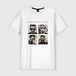 Футболка slim-fit Depeche Mode - Violator Live 01, цвет: белый