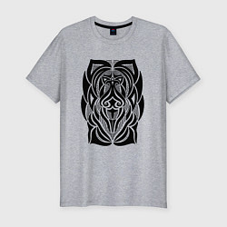 Футболка slim-fit Tribal Abstract Mask, цвет: меланж