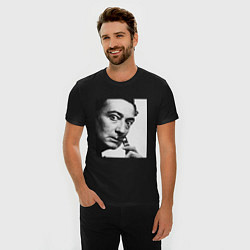 Футболка slim-fit Salvador Dali, цвет: черный — фото 2