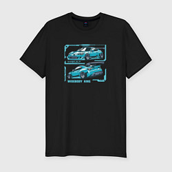 Футболка slim-fit Toyota GT86 Rocket bunny, цвет: черный