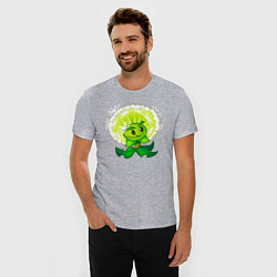 Футболка slim-fit PvZ Одуванчик, цвет: меланж — фото 2