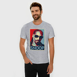 Футболка slim-fit Snoop, цвет: меланж — фото 2