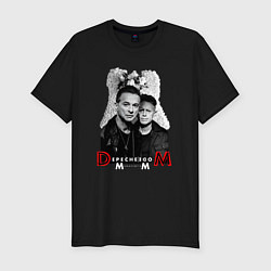 Футболка slim-fit Depeche Mode - Dave Gahan and Martin Gore, цвет: черный