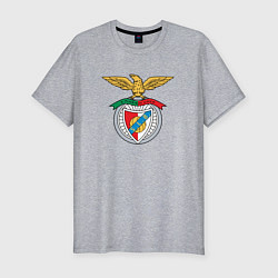 Футболка slim-fit Benfica club, цвет: меланж