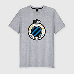 Футболка slim-fit Brugge fc sport, цвет: меланж