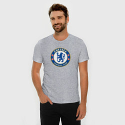 Футболка slim-fit Chelsea fc sport, цвет: меланж — фото 2