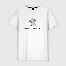 Футболка slim-fit Peugeot sport auto, цвет: белый