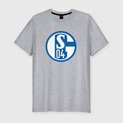 Мужская slim-футболка Schalke 04 fc club