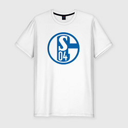 Мужская slim-футболка Schalke 04 fc club