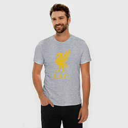 Футболка slim-fit Liverpool sport fc, цвет: меланж — фото 2