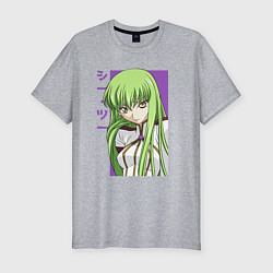 Мужская slim-футболка СС Код Гиас