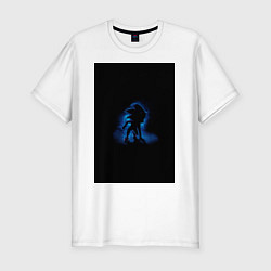 Футболка slim-fit Темный Соник, цвет: белый