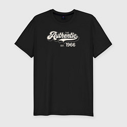 Футболка slim-fit Authentic 1966, цвет: черный