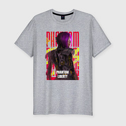 Мужская slim-футболка Cyberpunk 2077 Phantom Liberty: Songbird
