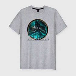 Мужская slim-футболка Рыцарь lords of the fallen