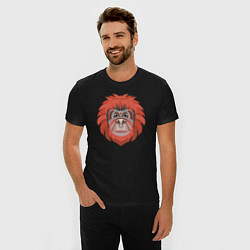 Футболка slim-fit Orange monkey, цвет: черный — фото 2